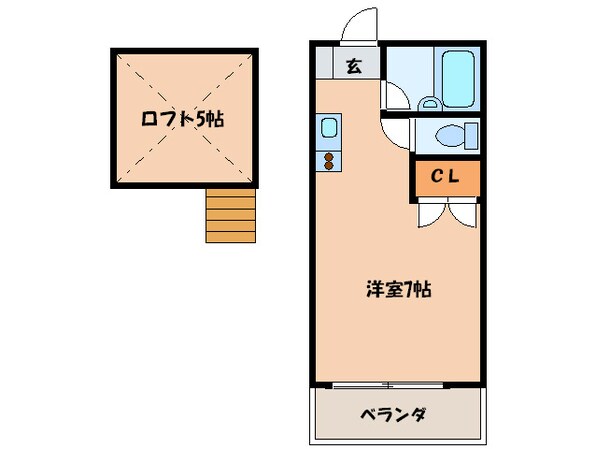 マキシム春日Ⅲの物件間取画像